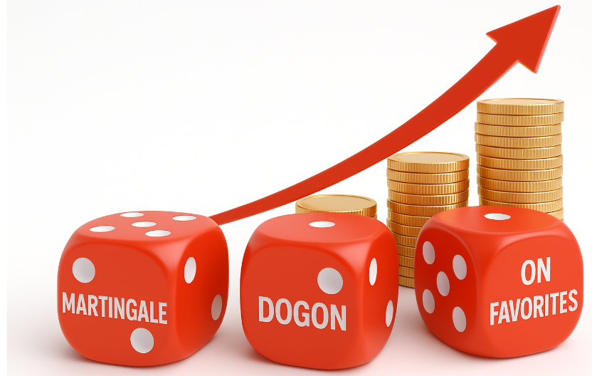 Martingale, Chasing, and Betting on Favorites: What They Are and How to Use Them
